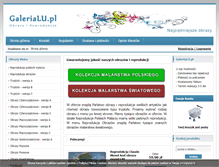 Tablet Screenshot of galerialu.pl